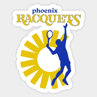 Defunct Phoenix Racquets Team Tennis 1974 Sticker